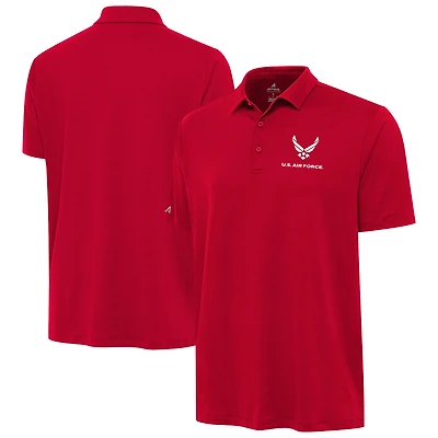 Men's Antigua Red Air Force Reprocess Polo