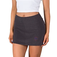 Women's Concepts Sport  Charcoal New York Mets Centerline Knit Skort