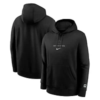 Men's Nike  Black Detroit Tigers  Fashion Club Fleece Pullover Hoodie