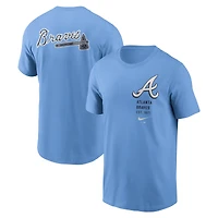 Men's Nike Light Blue Atlanta Braves Record Shattered T-Shirt