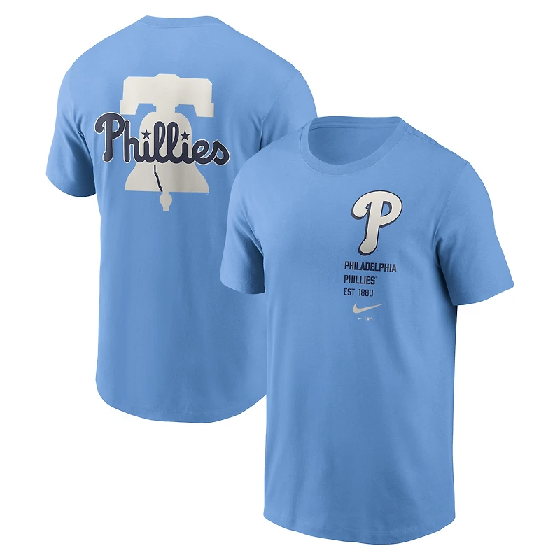 Men's Nike Light Blue Philadelphia Phillies Record Shattered T-Shirt