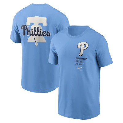 Men's Nike Light Blue Philadelphia Phillies Record Shattered T-Shirt