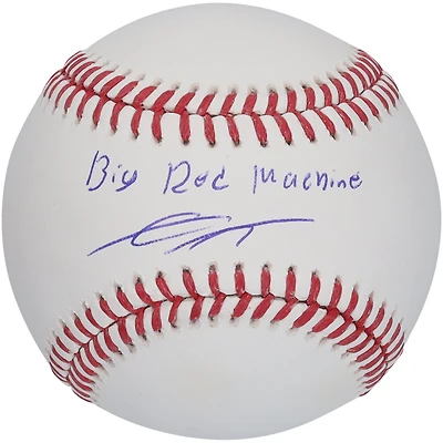 Gavin Lux Cincinnati Reds Autographed Baseball with "Big Red Machine" Inscription