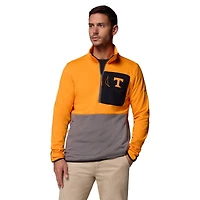 Men's Columbia Tennessee Orange/Gray Volunteers Hike Omni-Wick Half-Zip Pullover