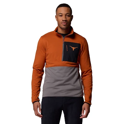 Men's Columbia Texas Orange/Gray Longhorns Hike Omni-Wick Half-Zip Pullover