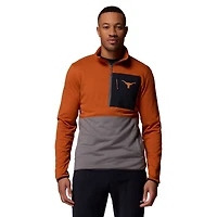 Men's Columbia Texas Orange/Gray Longhorns Hike Omni-Wick Half-Zip Pullover