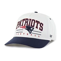 Men's '47 White New England Patriots Roscoe Two-Toned Hitch Adjustable Hat