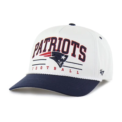 Men's '47 White New England Patriots Roscoe Two-Toned Hitch Adjustable Hat