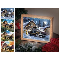 Pittsburgh Steelers 12" x 11" Four Seasons LED Light Box