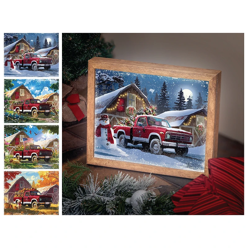 Tampa Bay Buccaneers 12" x 11" Four Seasons LED Light Box