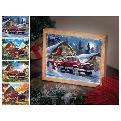 Tampa Bay Buccaneers 12" x 11" Four Seasons LED Light Box