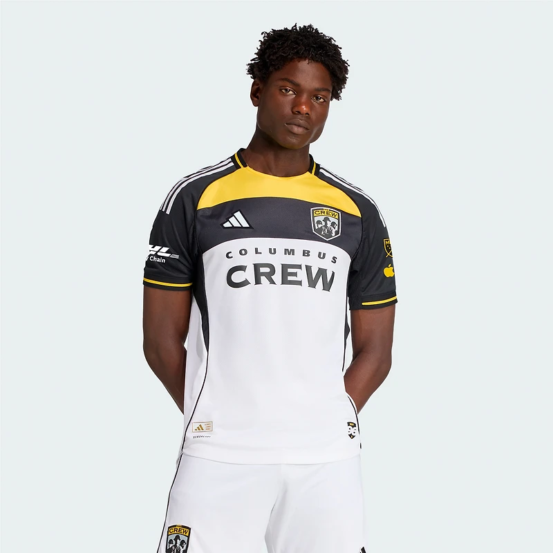 Men's adidas White Columbus Crew 2025 Third Authentic Jersey