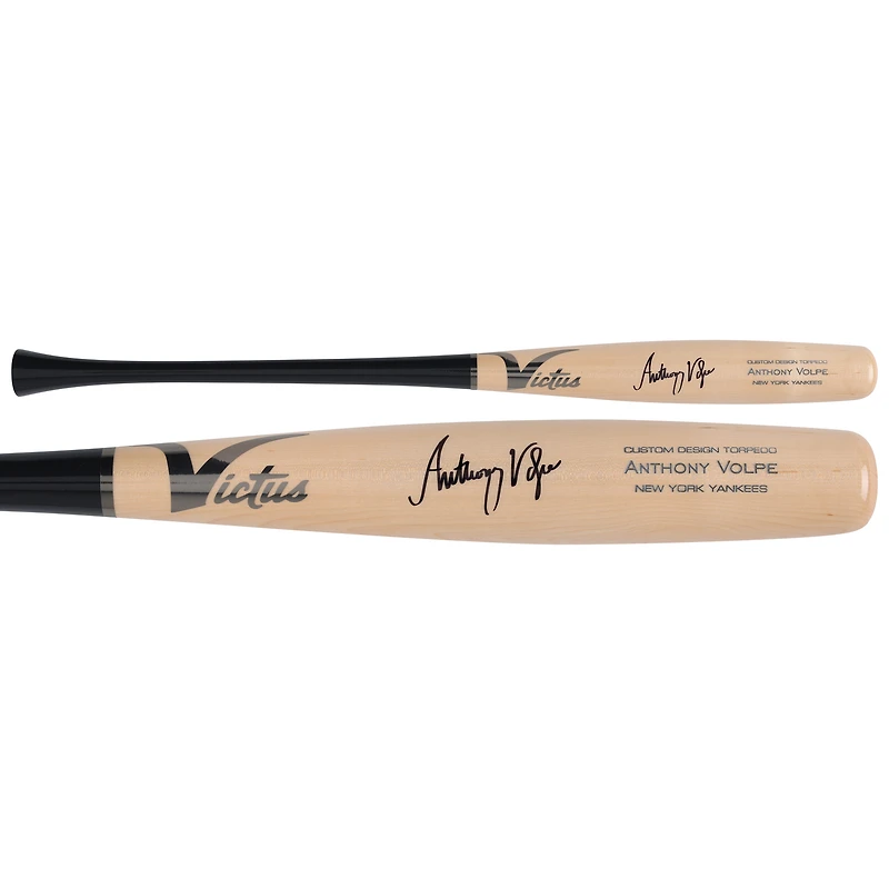 Anthony Volpe New York Yankees Autographed Victus Game Model Torpedo Bat