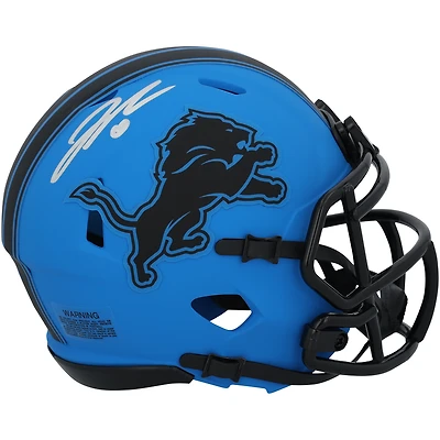 Jahmyr Gibbs Detroit Lions Autographed Riddell Rave Speed Mini Helmet