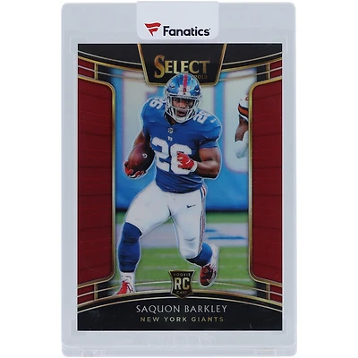 Saquon Barkley New York Giants 2018 Panini Select Red Prizm #17 #17/99 Rookie Card