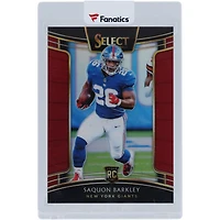 Saquon Barkley New York Giants 2018 Panini Select Red Prizm #17 #17/99 Rookie Card