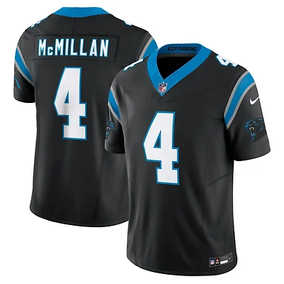 Men's Nike Tetairoa McMillan Black Carolina Panthers Team Vapor F.U.S.E. Limited Jersey