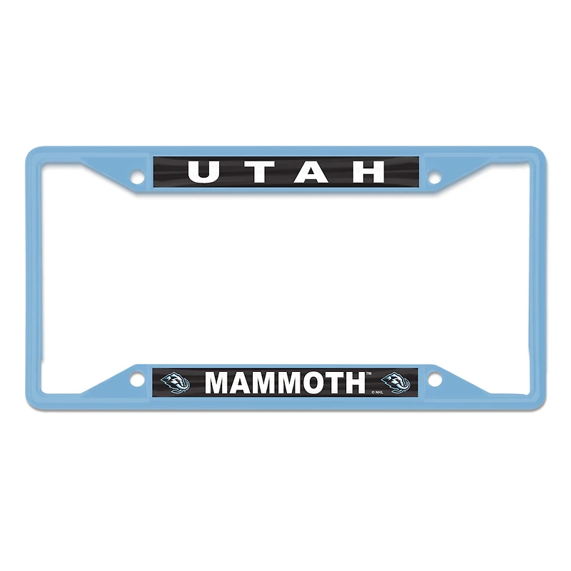 WinCraft Utah Mammoth Laser Cut Metal License Plate Frame