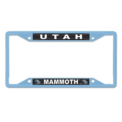 WinCraft Utah Mammoth Laser Cut Metal License Plate Frame