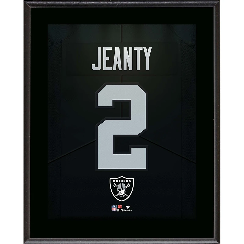 Ashton Jeanty Las Vegas Raiders 10.5" x 13" Jersey Number Sublimated Player Plaque
