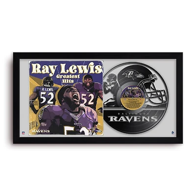 Ray Lewis Baltimore Ravens 14" x 26" Framed Art Vinyl Album Print