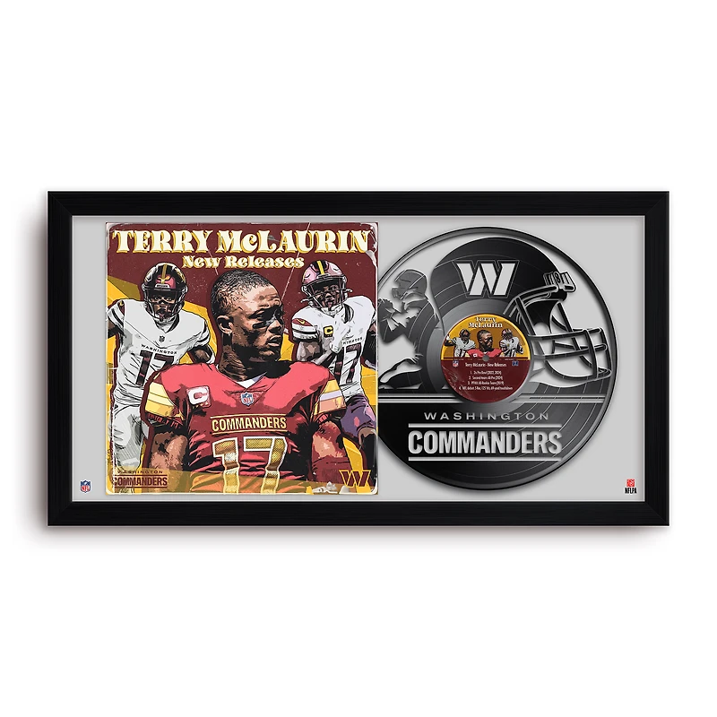 Terry McLaurin Washington Commanders 14" x 26" Framed Art Vinyl Album Print