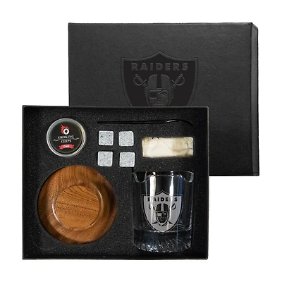Las Vegas Raiders Nine-Piece Whiskey Smoke Set