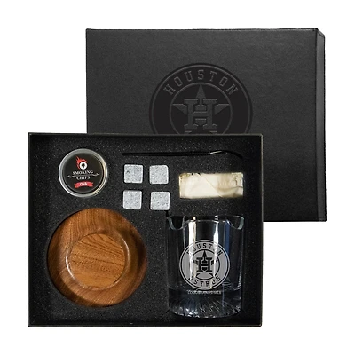 Houston Astros Nine-Piece Whiskey Smoke Set