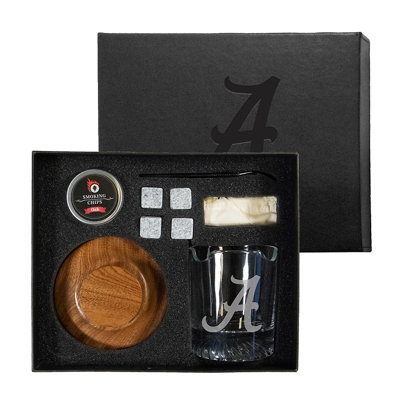 Alabama Crimson Tide Nine-Piece Whiskey Smoke Set