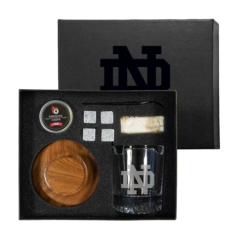 Notre Dame Fighting Irish Nine-Piece Whiskey Smoke Set