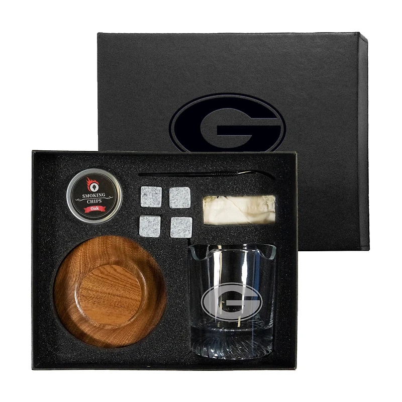 Georgia Bulldogs Nine-Piece Whiskey Smoke Set