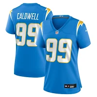 Women's Nike Jamaree Caldwell  Powder Blue Los Angeles Chargers Team Game Jersey