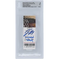 Jackson Holliday Baltimore Orioles MLB Debut Beckett Fanatics Witnessed Authenticated 9/10 Ticket from April 10, 2024 with "MLB Debut 4-10-24" Inscription