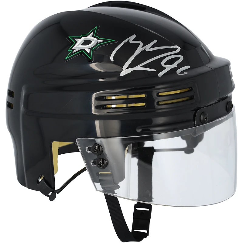 Mikko Rantanen Dallas Stars Autographed Black Mini Helmet