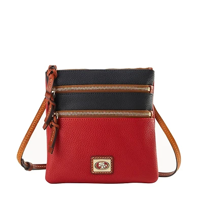 Dooney & Bourke San Francisco 49ers Team Logo Halftime Triple Zip Crossbody Bag
