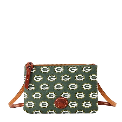 Dooney & Bourke  Green Bay Packers Top Zip Crossbody Bag