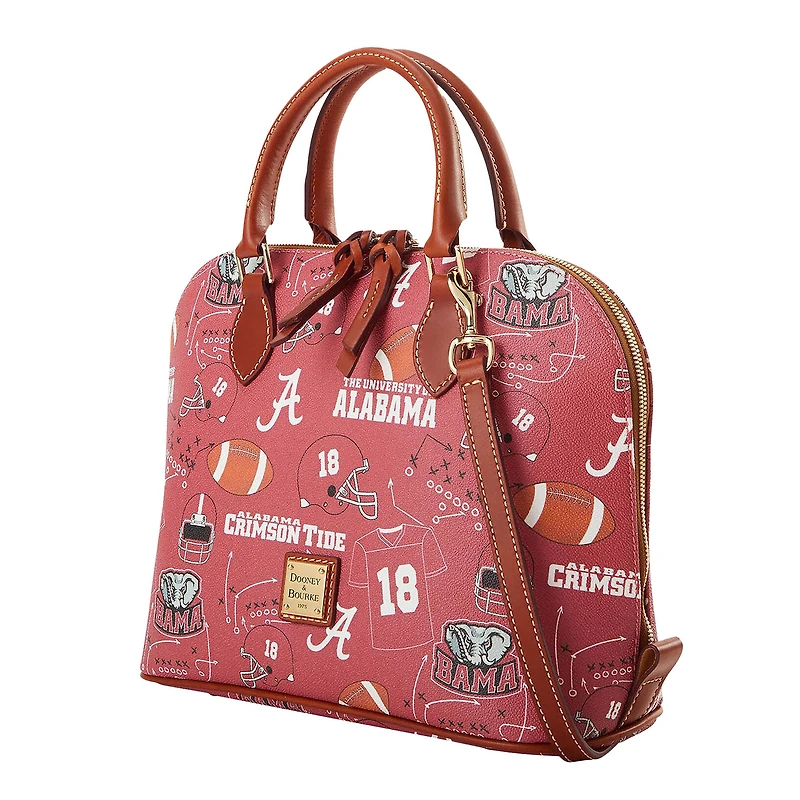 Dooney & Bourke Alabama Crimson Tide Game Day Zip Zip Satchel