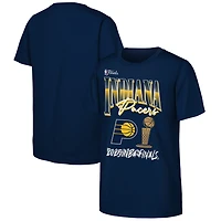 Youth  Navy Indiana Pacers 2025 NBA Finals Bold T-Shirt