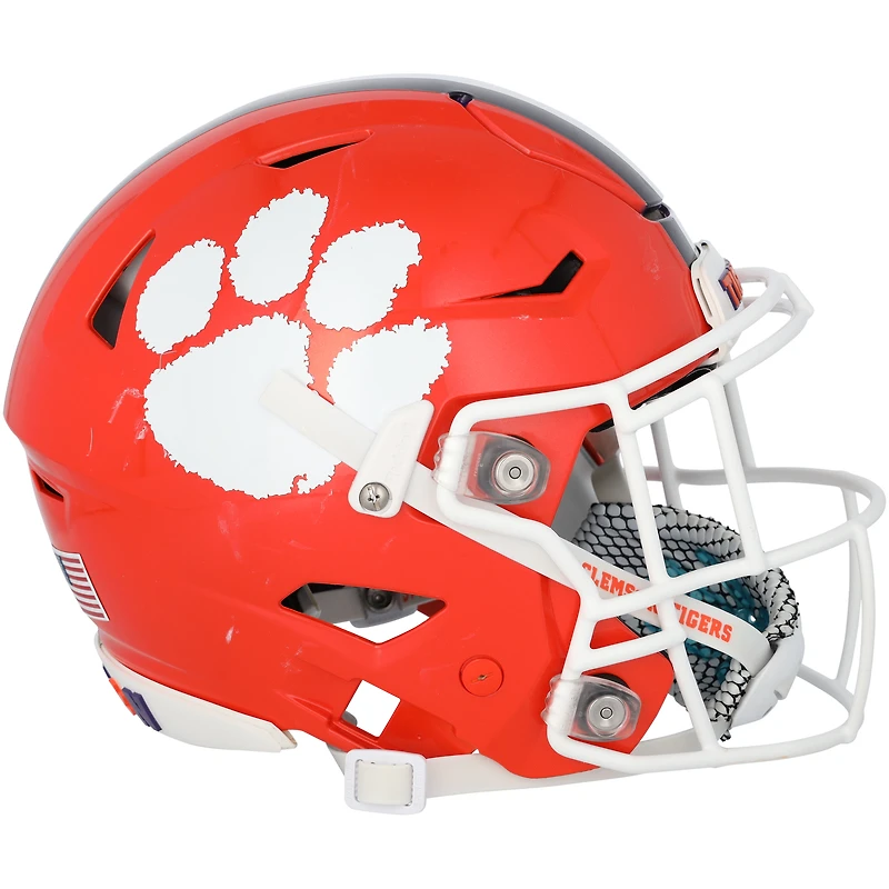 Clemson Tigers Team-Issued Orange Helmet from the Football Program