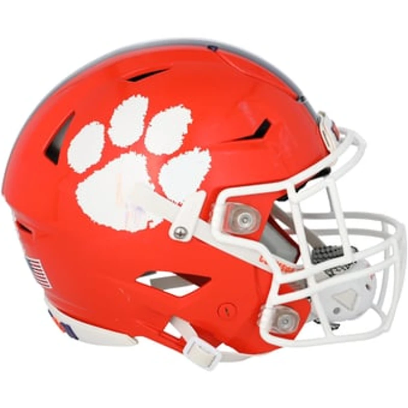 Clemson Tigers Team-Issued Orange Helmet from the Football Program