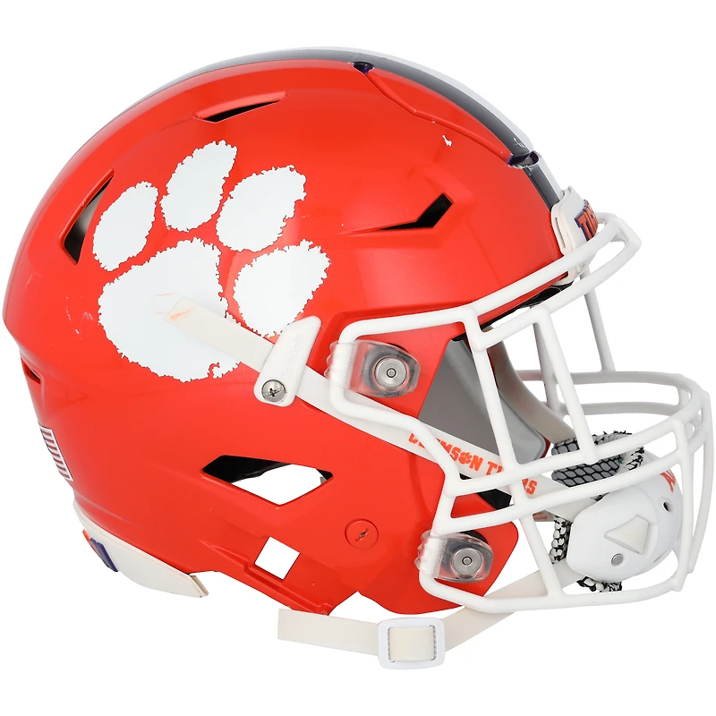Clemson Tigers Team-Issued Orange Helmet from the Football Program