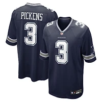 Men's Nike George Pickens Navy Dallas Cowboys Game Jersey