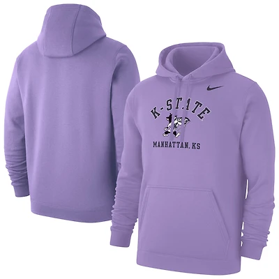 Men's Nike Lavender Kansas State Wildcats K-State Club Hoodie