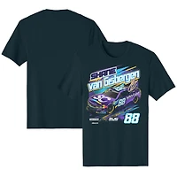 Men's Trackhouse Racing Team Collection  Navy Shane van Gisbergen  Car T-Shirt