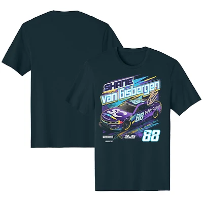 Men's Trackhouse Racing Team Collection  Navy Shane van Gisbergen  Car T-Shirt