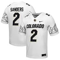 Men's Nike Shedeur Sanders White Colorado Buffaloes Alumni Game Jersey