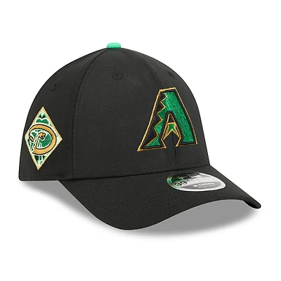Men's New Era  Black Arizona Diamondbacks 2026 St. Patrick's Day 39THIRTY Flex Hat