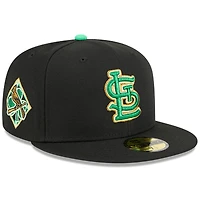 Men's New Era  Black St. Louis Cardinals 2026 St. Patrick's Day 59FIFTY Fitted Hat