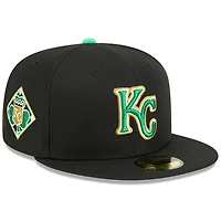 Men's New Era  Black Kansas City Royals 2026 St. Patrick's Day 59FIFTY Fitted Hat