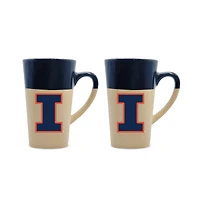 Illinois Fighting Illini 16oz. Two-Pack Ceramic Mug Set
